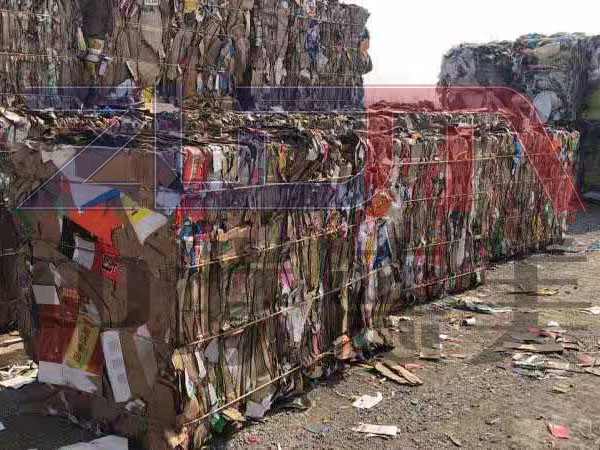 自動廢紙打包機