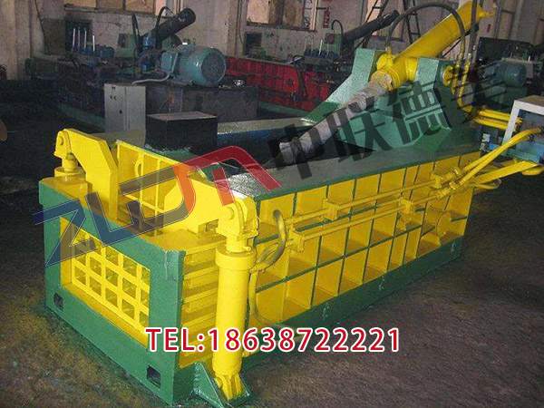 海南半自動廢紙打包機工作