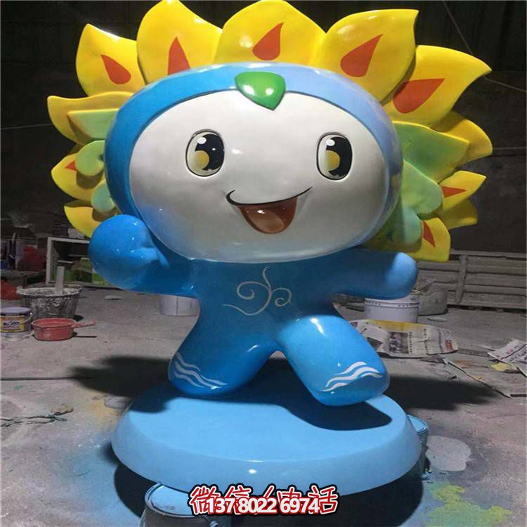 玻璃鋼卡通人物雕塑，點(diǎn)亮游樂場(chǎng)的歡樂