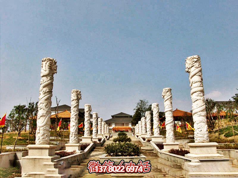 傳統(tǒng)工藝石雕龍柱，傳承古老文化