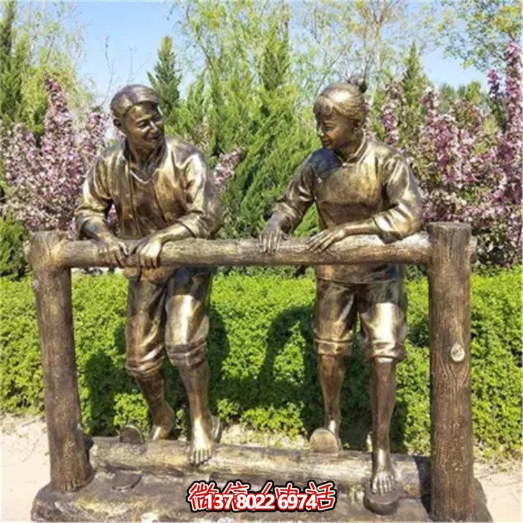 仿古銅雕塑，玻璃鋼景觀雕塑