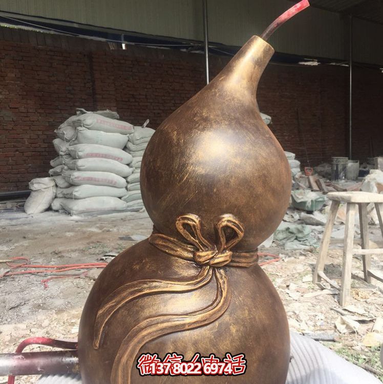 萬用銅雕葫蘆，集家居裝飾、鎮宅辟邪、雕塑藝術于一體