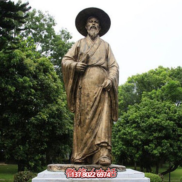 蘇軾銅雕像，贈(zèng)送中國(guó)歷史文化之精髓