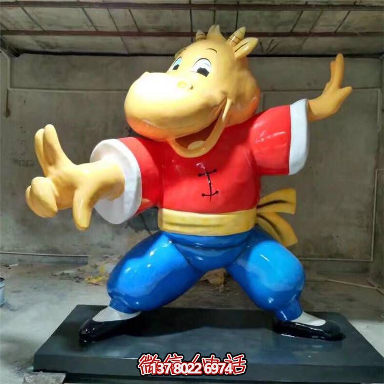 可愛牛雕塑，點綴商業、戶外和園林景觀