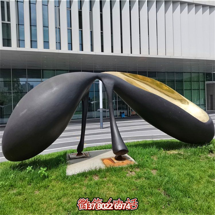 抽象不銹鋼景觀擺件，為你的廣場(chǎng)和公司添上創(chuàng)意色彩