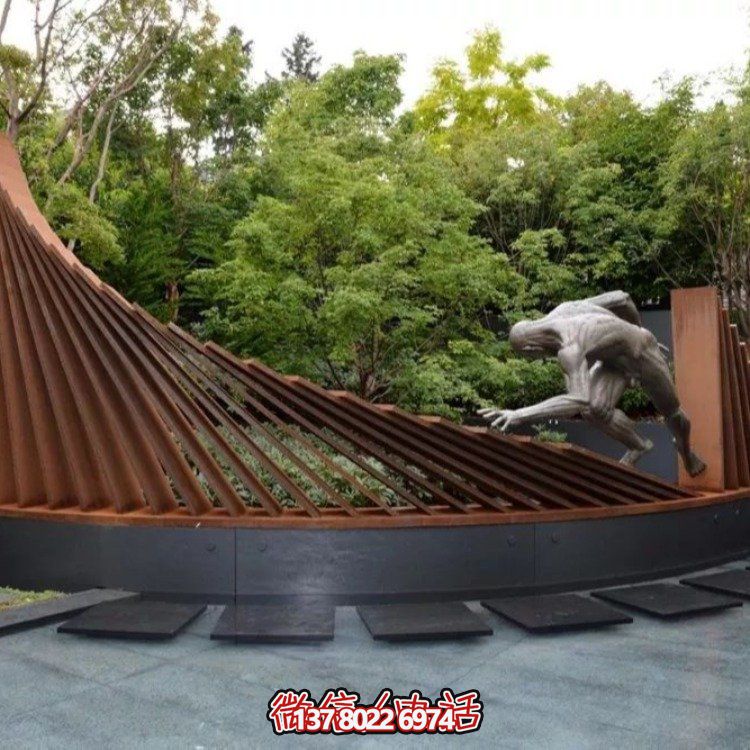 不銹鋼景觀雕塑，創(chuàng)意裝點公園戶外園林