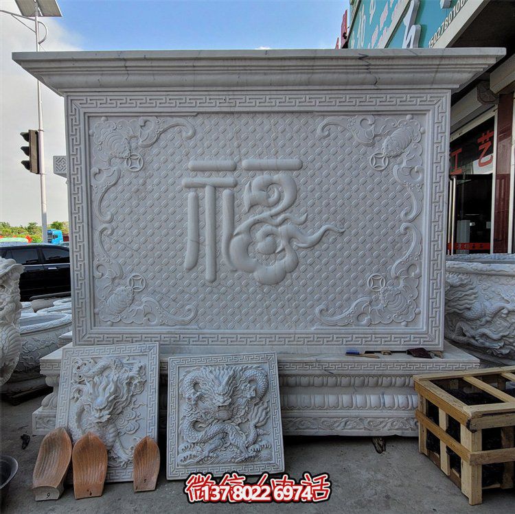 融合傳統(tǒng)文化，唯美經(jīng)典雕塑—中式影壁