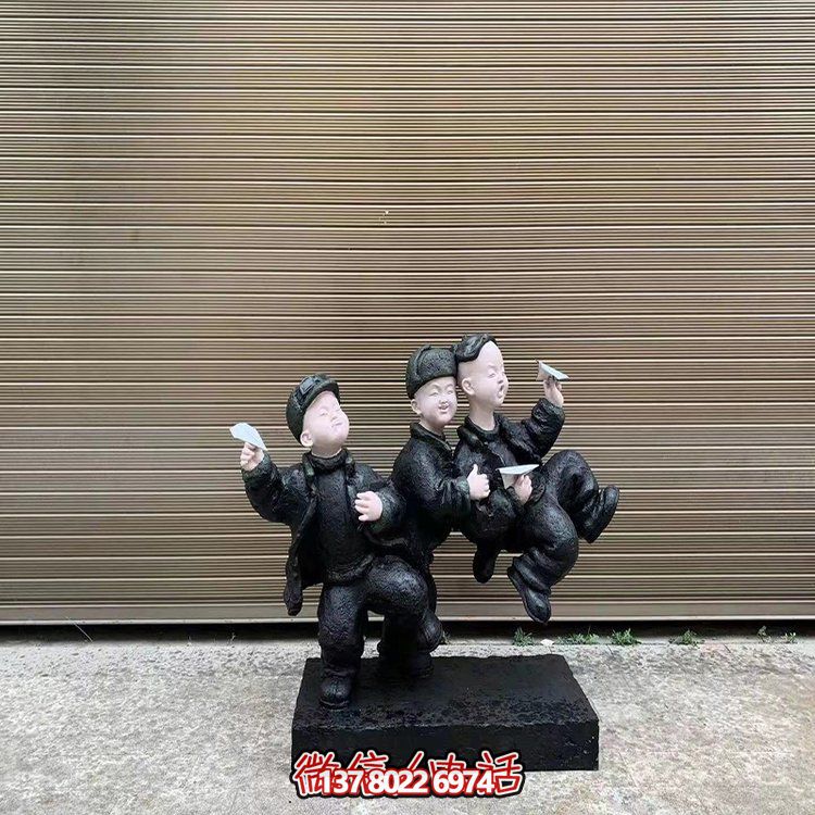 多彩玻璃鋼景觀擺件，添加卡通戶外兒童樂(lè)趣