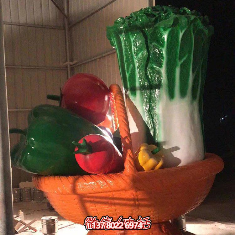 仿真玻璃鋼蔬菜農(nóng)場(chǎng)雕塑