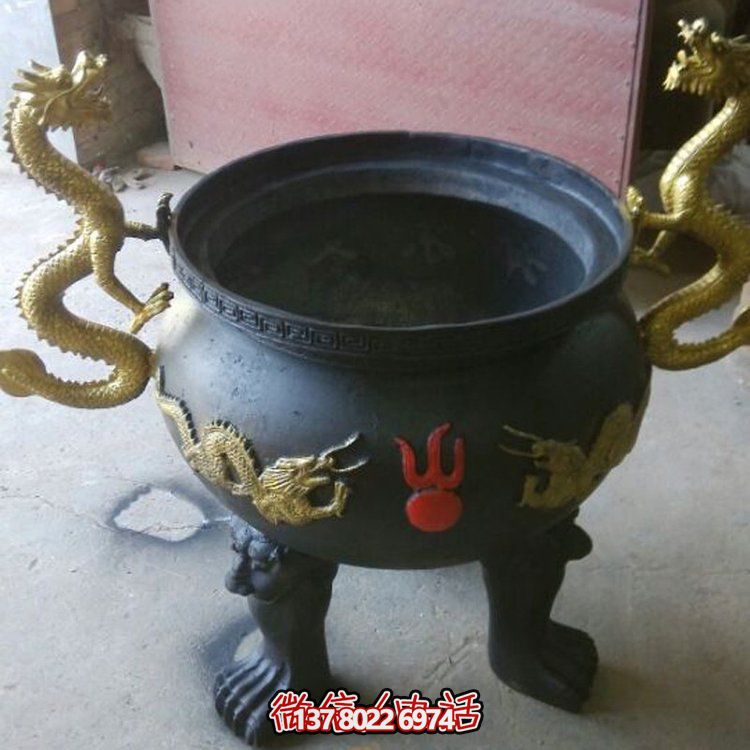 大型戶(hù)外銅雕香爐雕塑