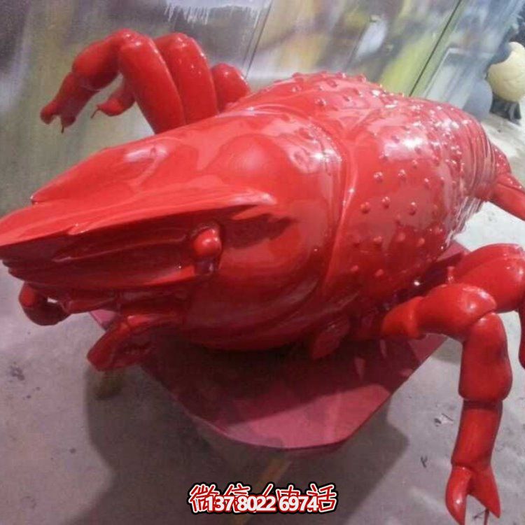 大型龍蝦雕塑裝飾品，點綴飯店、酒店門口