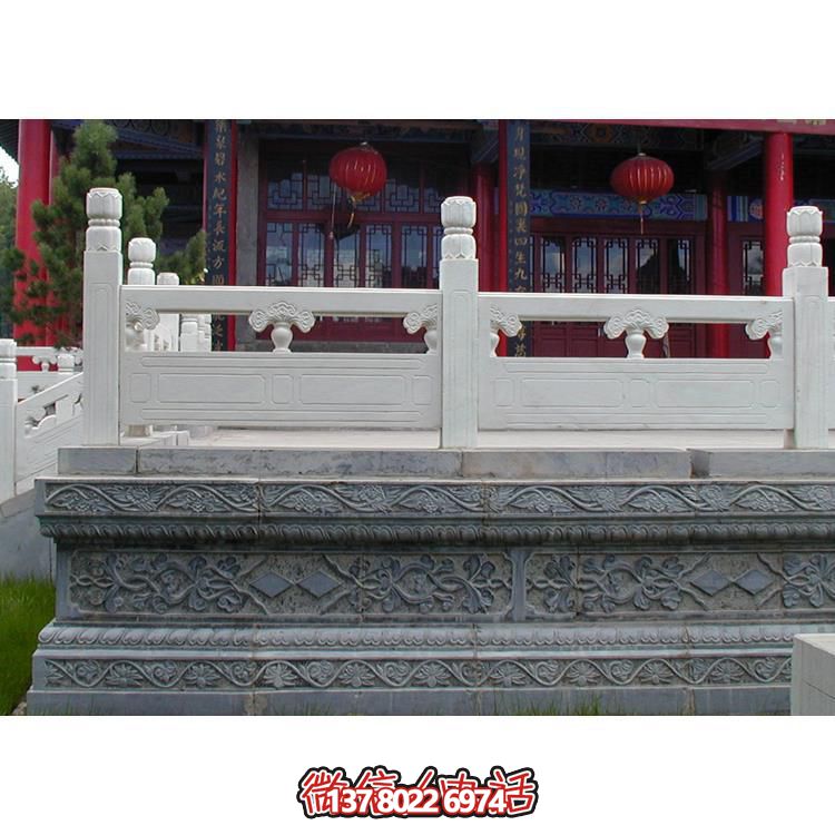 質感卓越，自然美觀的花崗巖臺階欄桿圍欄