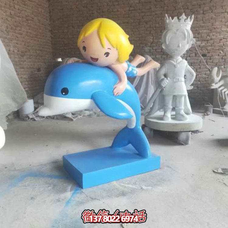 房地產(chǎn)玻璃鋼卡通人物吉祥物雕塑擺件戶(hù)外商場(chǎng)卡通公仔雕塑