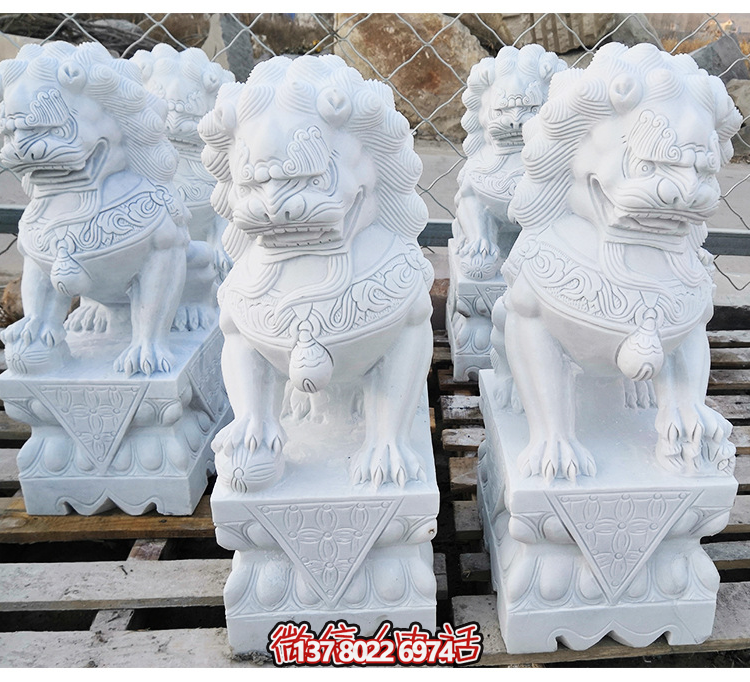 天安門獅子，漢白玉中式傳統(tǒng)北方石獅子